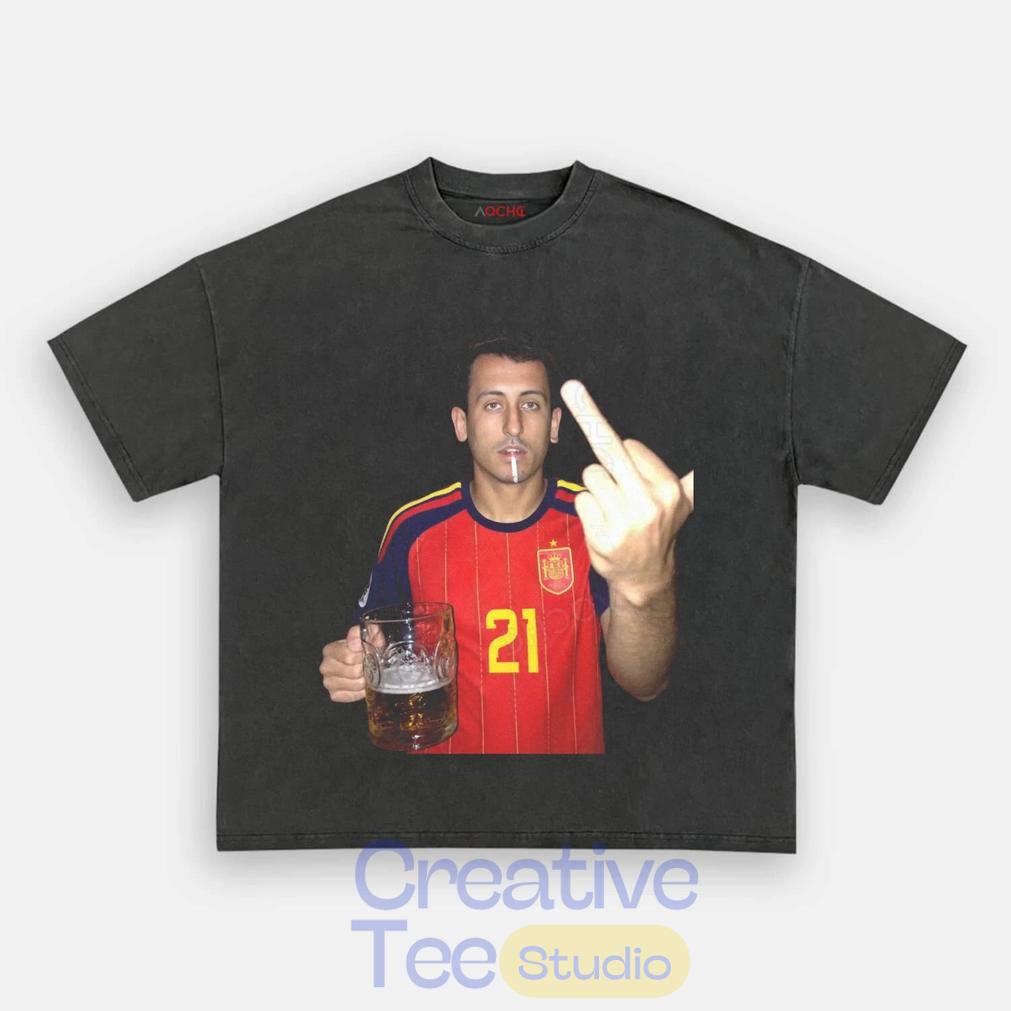 Spain Football Oyarzabal Drunk Middle Finger Unisex