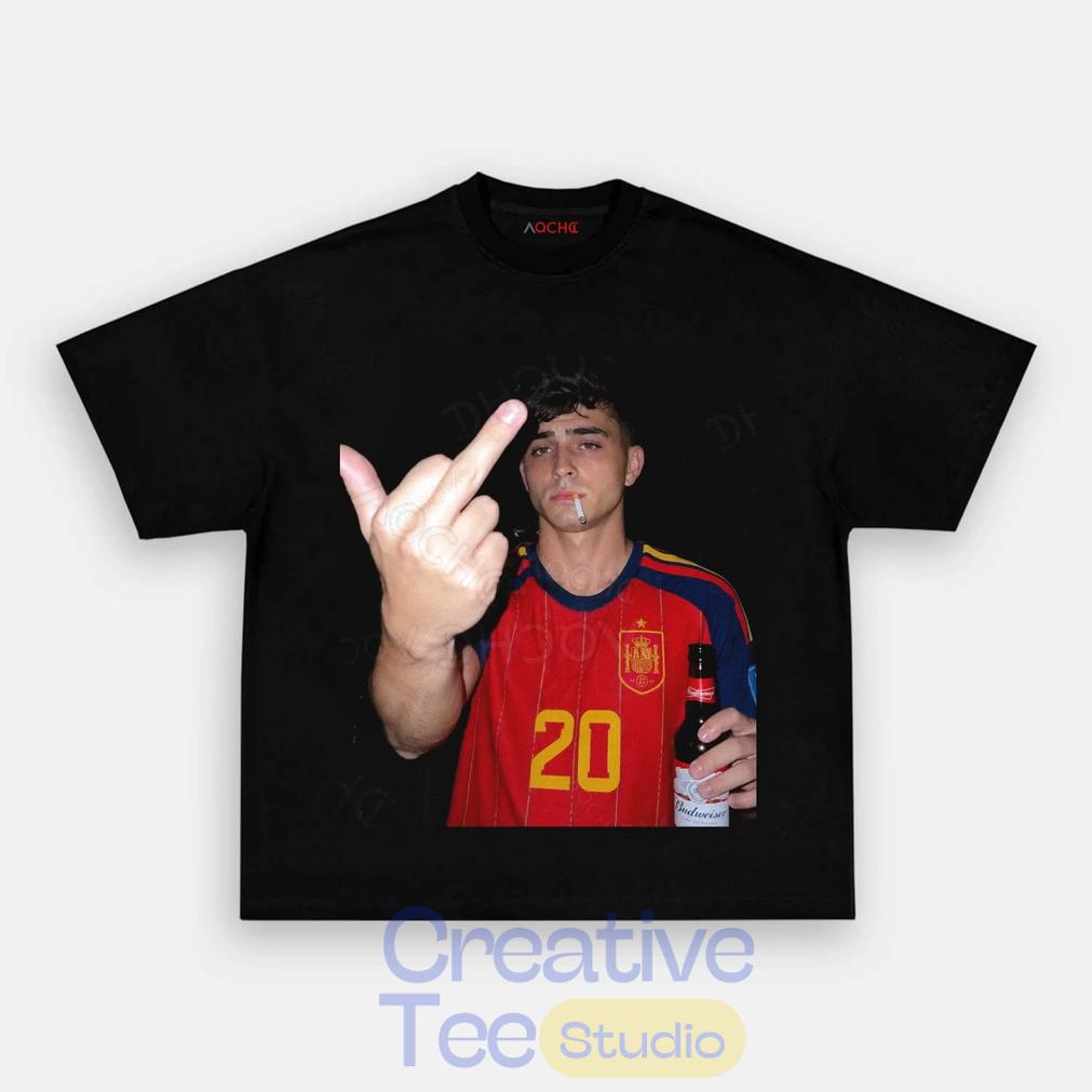 Spain Football Pedri Smoke & Beer Graphic Tee Unisex