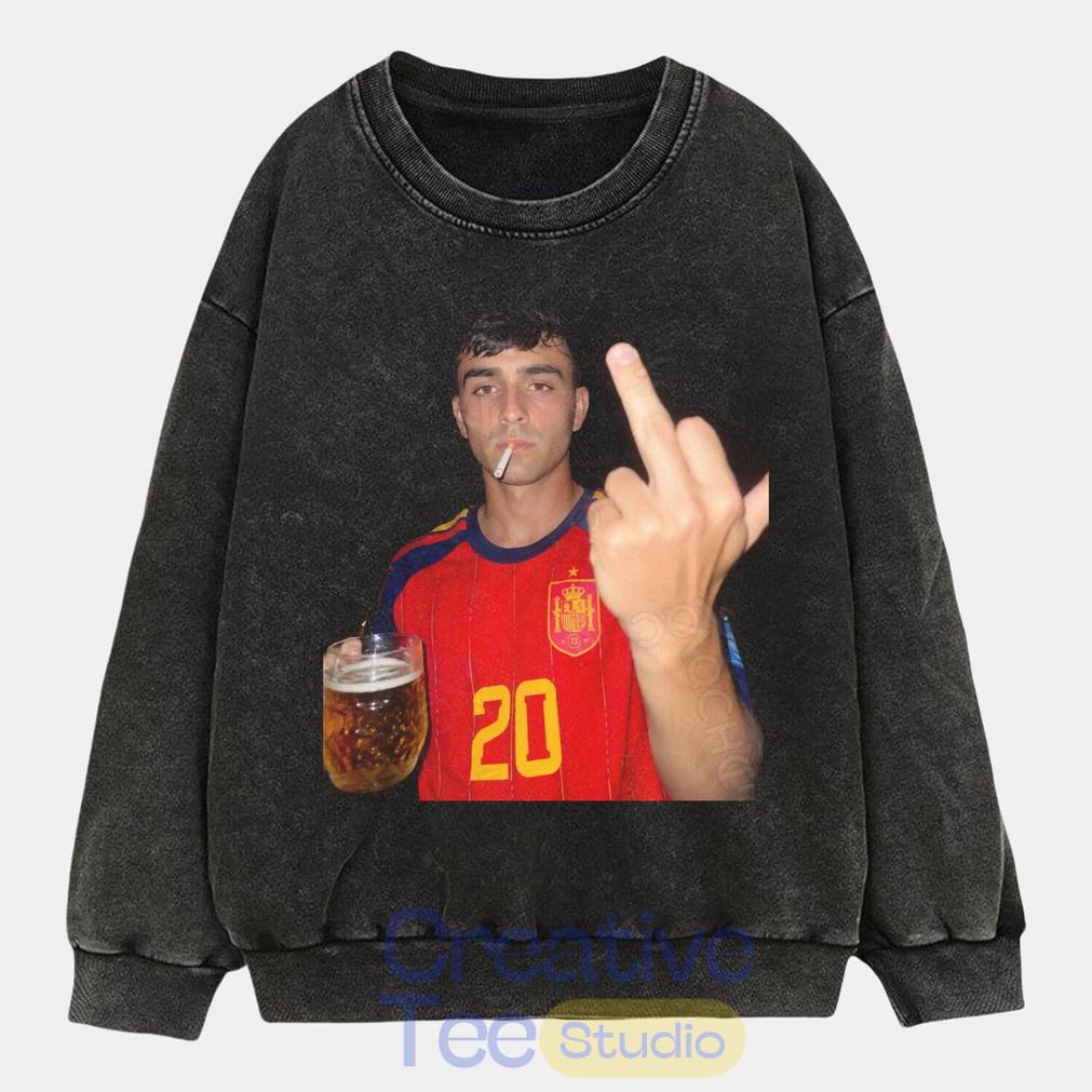 Spain Football Pedri Smoke & Beer Graphic Tee Unisex