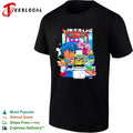 Splitframe Tokyo Ramen Arcade 100 IC Train Sakura Sushi Japanese Culture Shirt Unisex