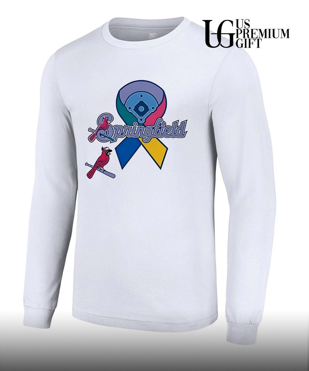 Springfield Cardinals Awareness Ribbon Baseball Team shirt Unisex