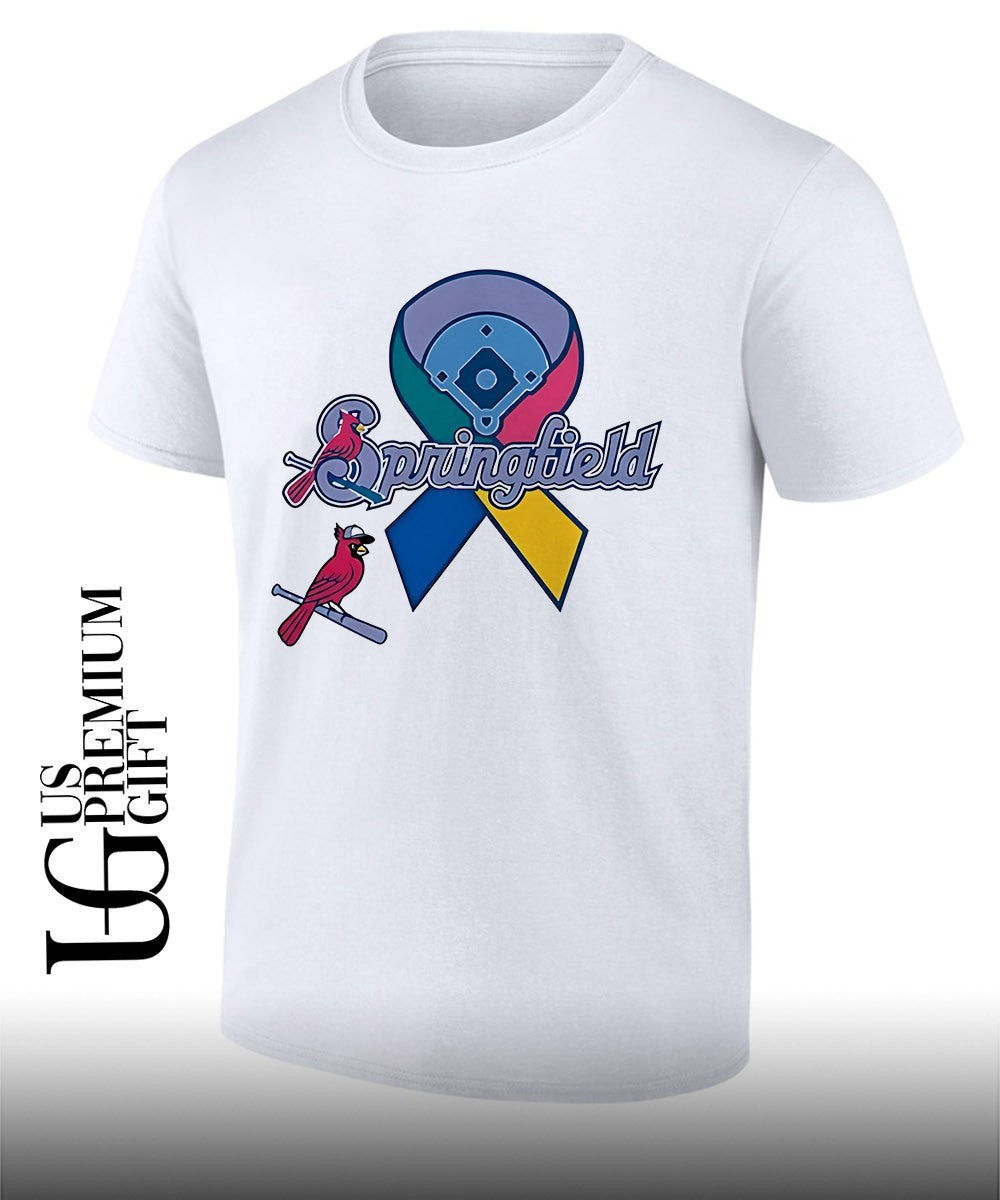 Springfield Cardinals Awareness Ribbon Baseball Team shirt Unisex