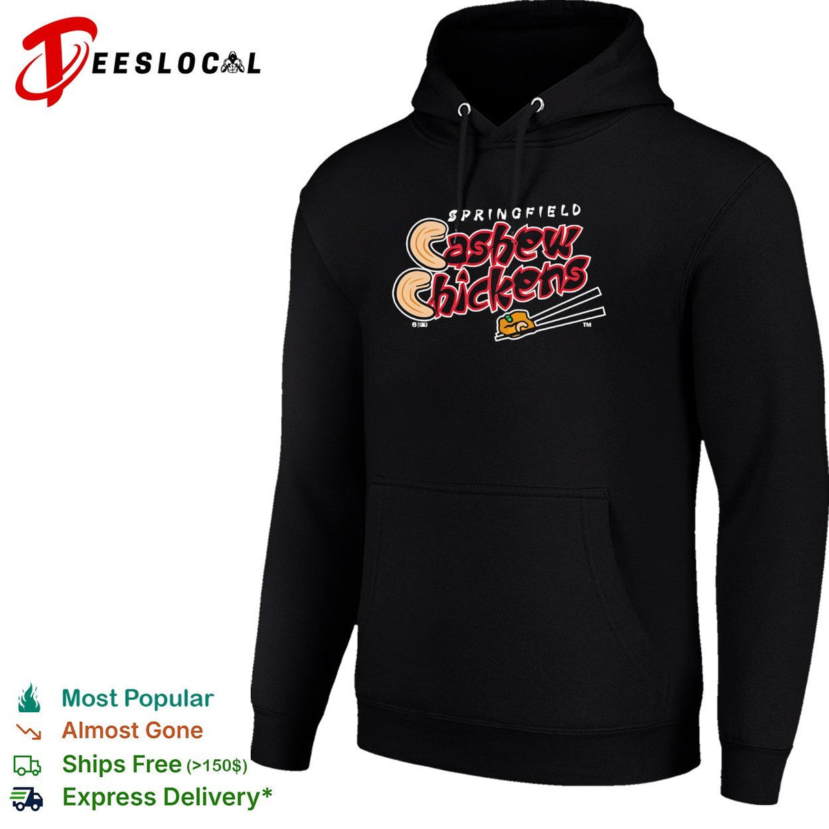 Springfield Cashew Chickens Baseball Team Shirt Unisex