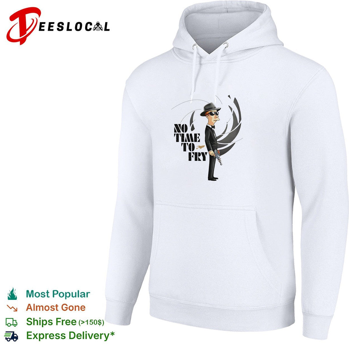 Spy holding fish no time to fry shirt Unisex