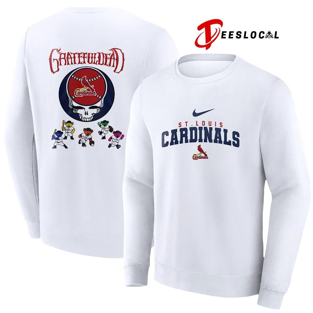 St Louis Cardinals x Grateful Dead bear mascot shirt Unisex