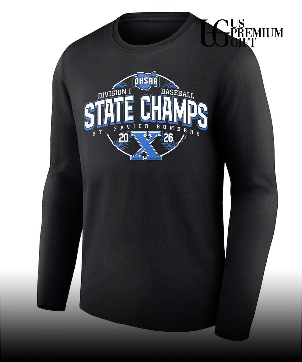 St. Xavier Bombers 2026 OHSAA Baseball Division 1 State Champions shirt Unisex