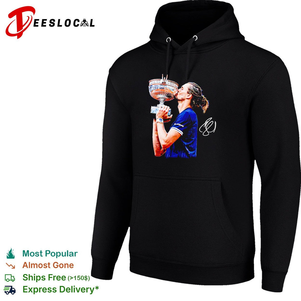 Stefanos Tsitsipas Roland Garros Muskeliers Cup French Open ATP tennis signature shirt Unisex