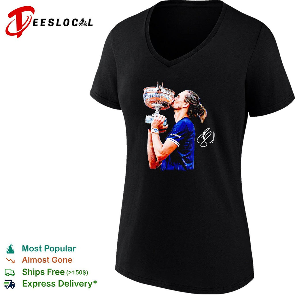 Stefanos Tsitsipas Roland Garros Muskeliers Cup French Open ATP tennis signature shirt Unisex