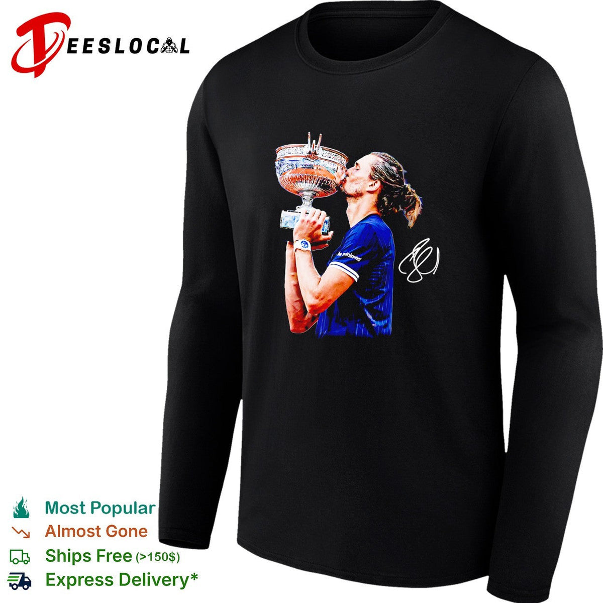 Stefanos Tsitsipas Roland Garros Muskeliers Cup French Open ATP tennis signature shirt Unisex