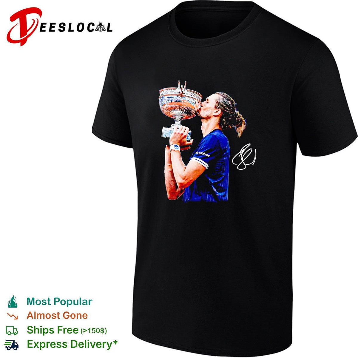Stefanos Tsitsipas Roland Garros Muskeliers Cup French Open ATP tennis signature shirt Unisex