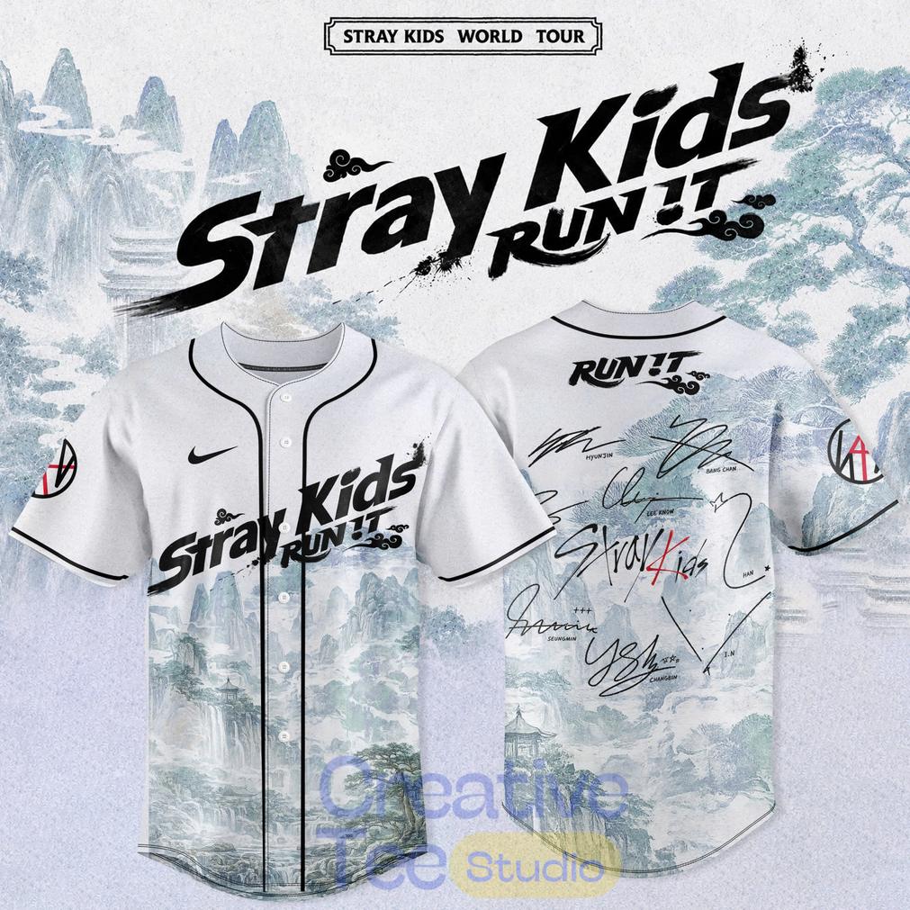 Stray Kids World Tour RUN IT 2026 Edition Baseball Jersey Unisex