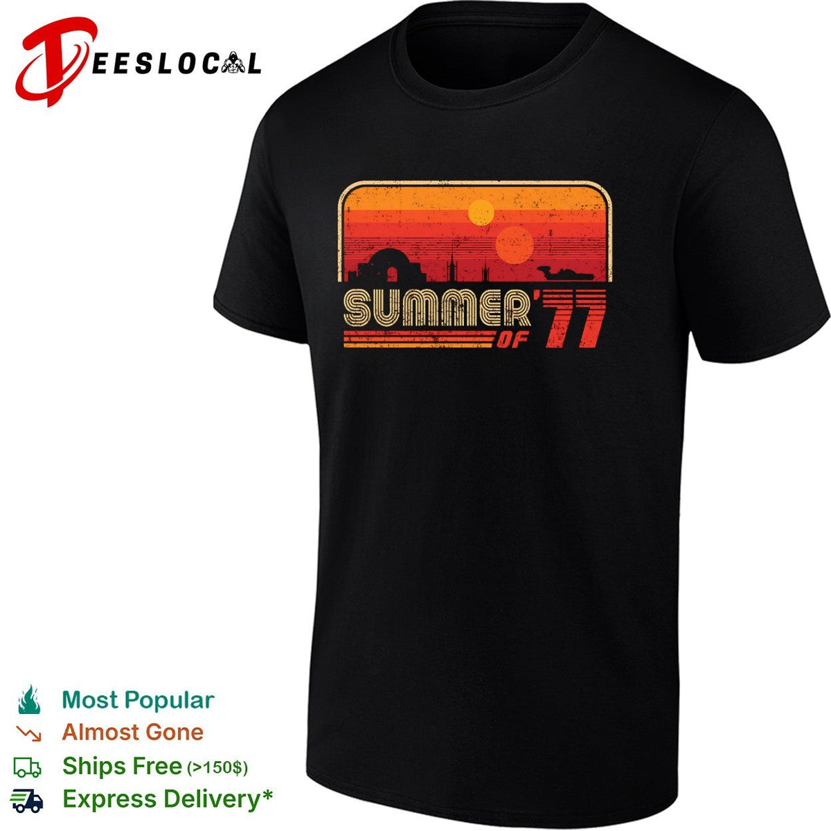 Summer of 1977 vintage shirt Unisex
