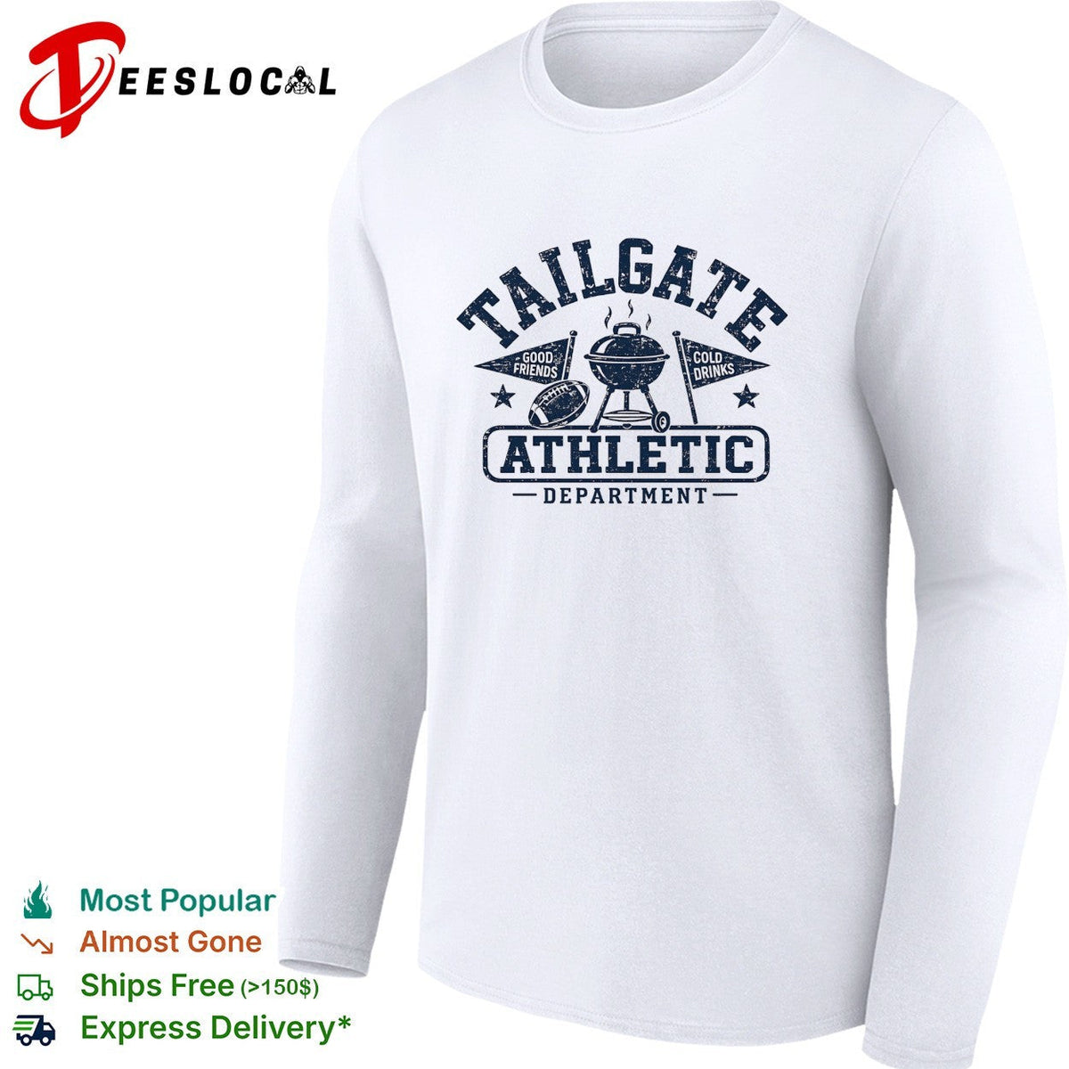 Tailgate athletic department good friends cold drinks shirt Unisex