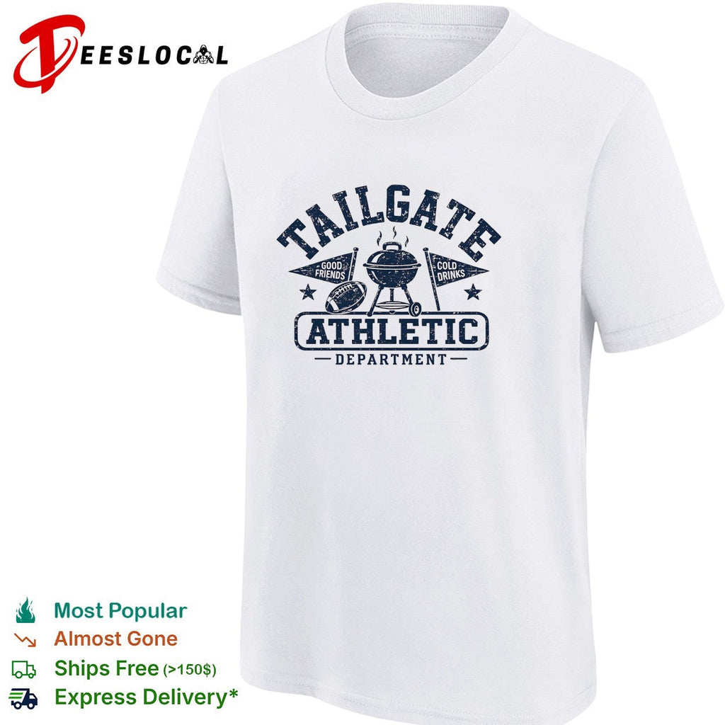 Tailgate athletic department good friends cold drinks shirt Unisex