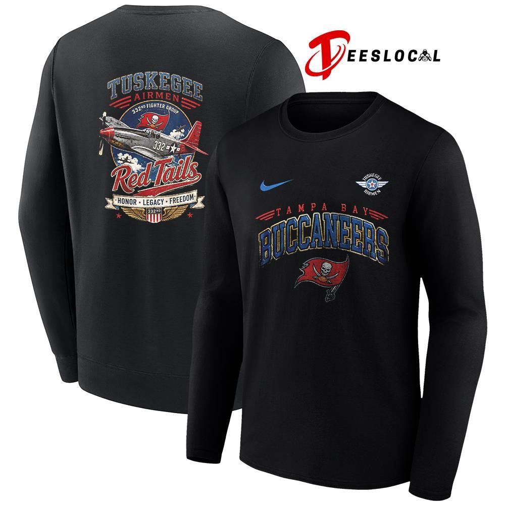 Tampa Bay Buccaneers Tuskegee Airmen Red Tails honor legacy freedom shirt Unisex