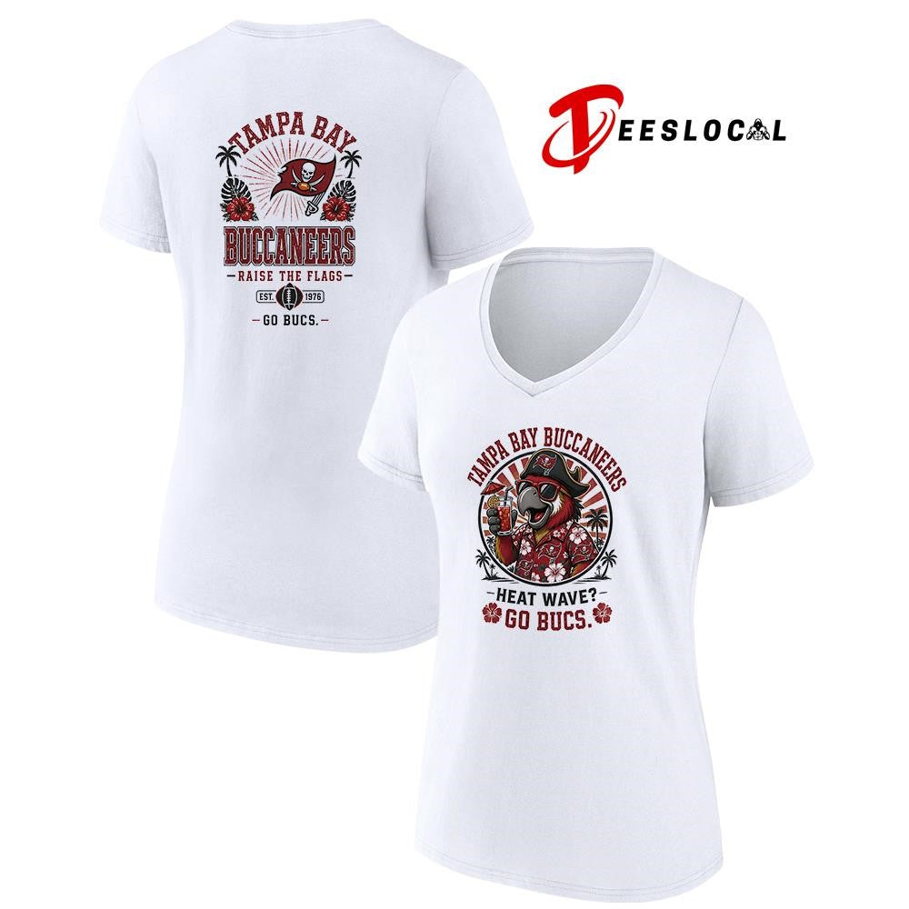 Tampa Bay Buccaneers heat wave beach vibes mascot shirt Unisex