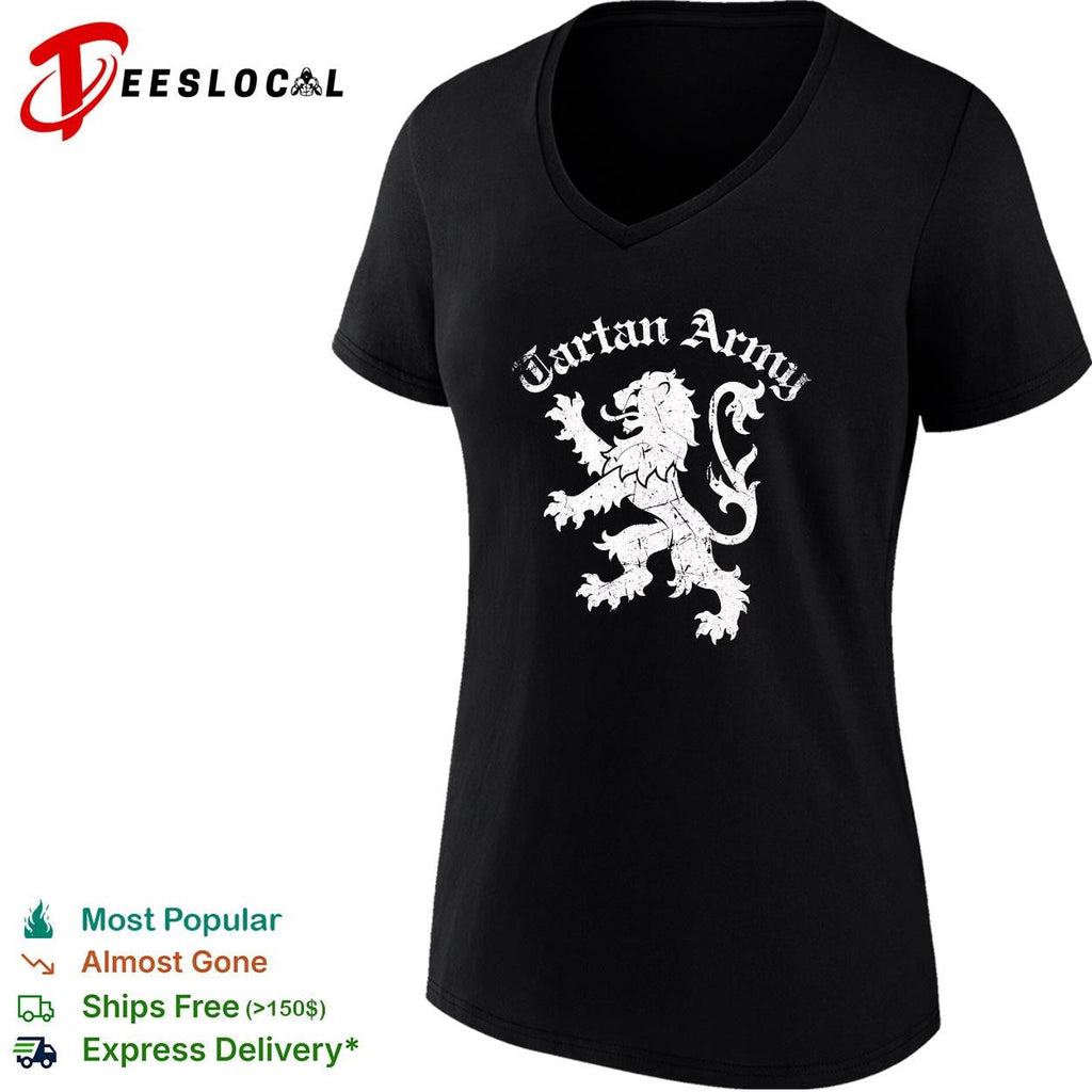 Tartan Army Scotland lion crest badge shirt Unisex