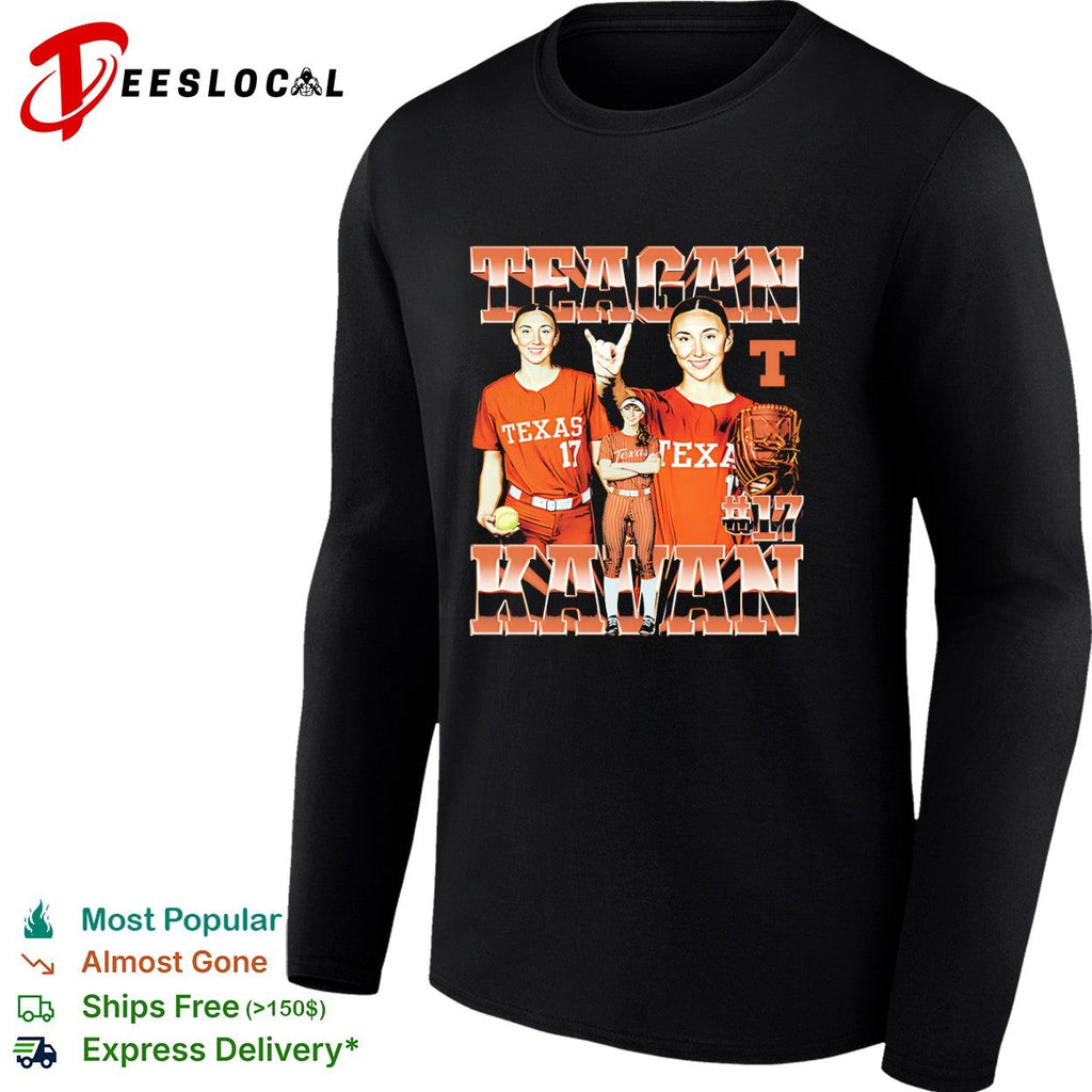 Teagan Kavan Texas Longhorns Softball NCAA 17 shirt Unisex