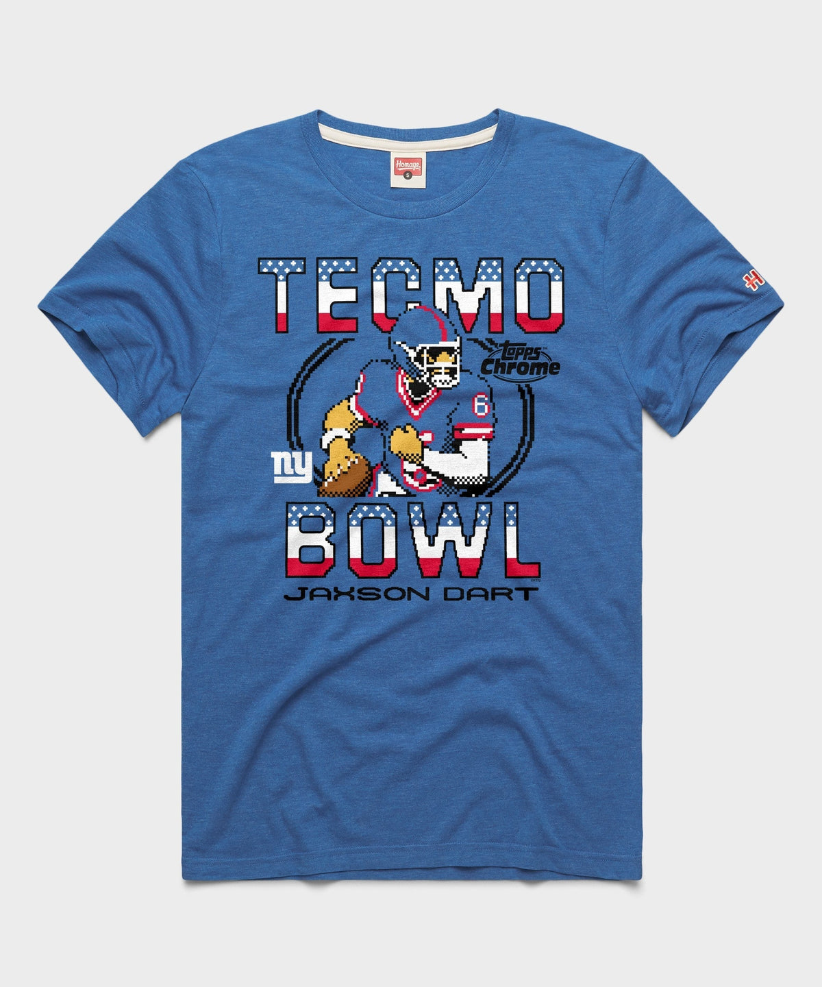 Tecmo Bowl x Topps Chrome Giants Jaxson Dart Unisex