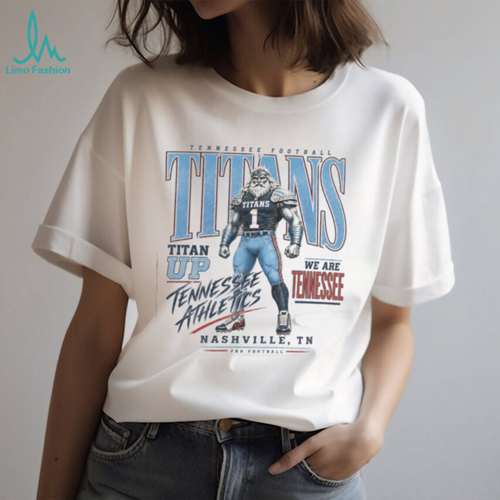 Tennessee Football Titan Up Mascot Athletic Vintage Shirt