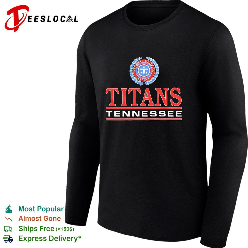 Tennessee Titans National Football League wreath logo shirt Unisex