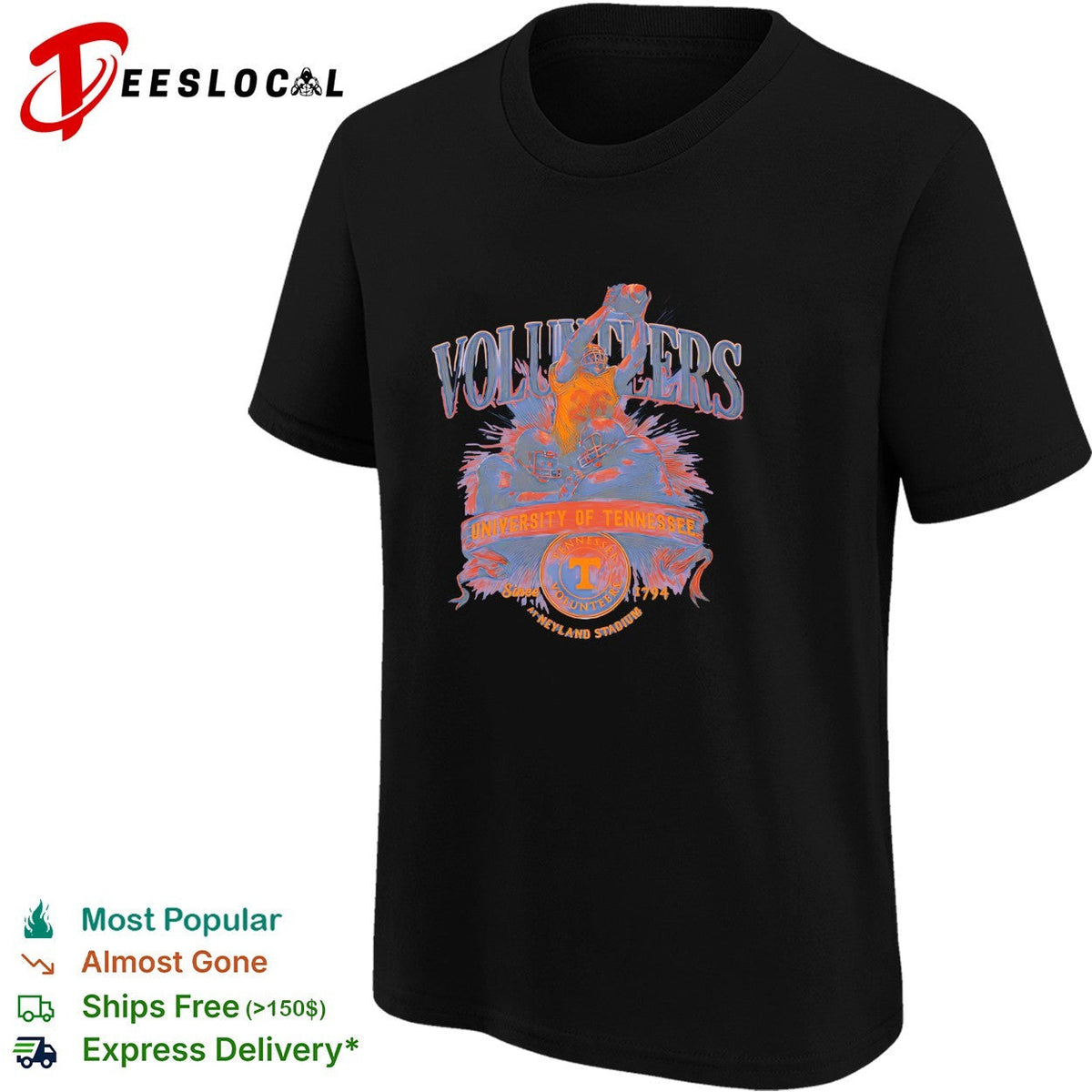 Tennessee Volunteers football university since 1794 Neyland Stadium shirt Unisex