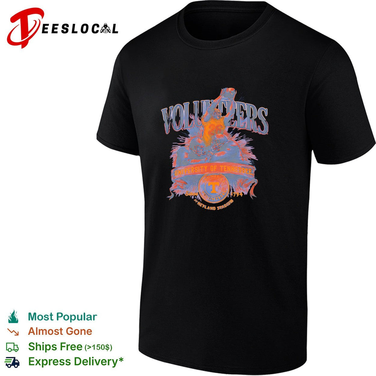 Tennessee Volunteers football university since 1794 Neyland Stadium shirt Unisex
