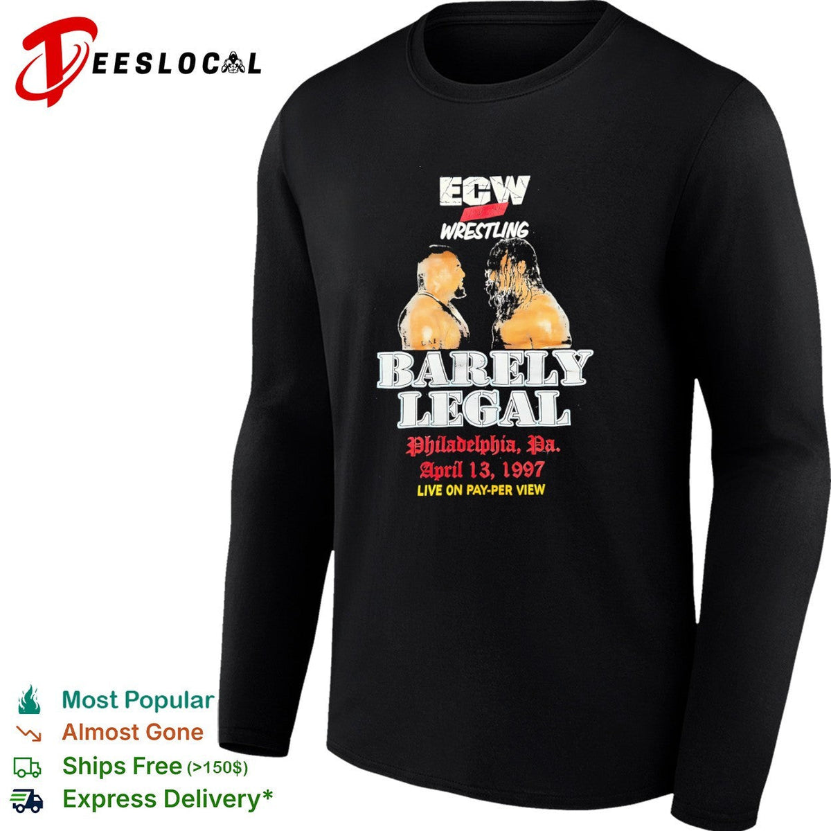 Terry Funk vs Sabu ECW Barely Legal April 13 1997 Philadelphia Pa shirt Unisex