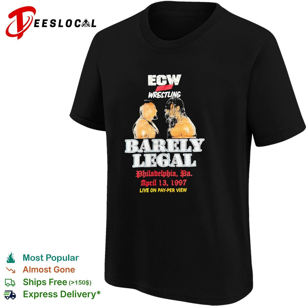 Terry Funk vs Sabu ECW Barely Legal April 13 1997 Philadelphia Pa shirt Unisex