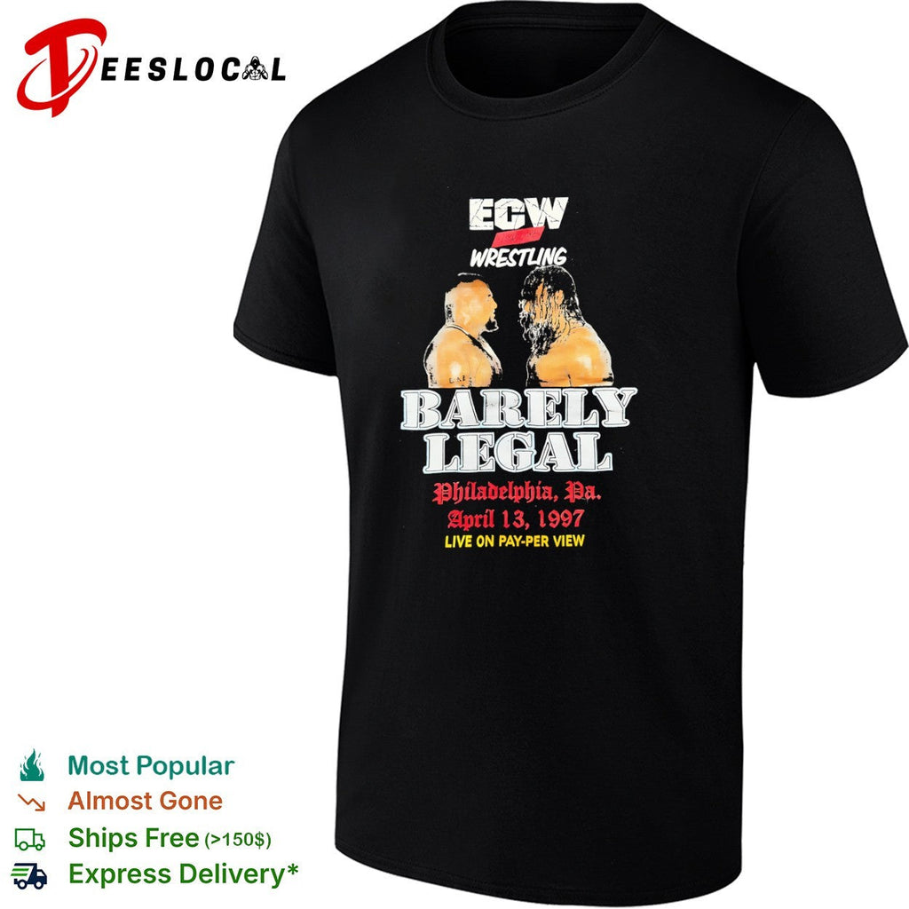 Terry Funk vs Sabu ECW Barely Legal April 13 1997 Philadelphia Pa shirt Unisex