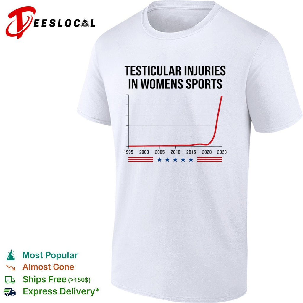 Testicular injuries in sports chart shirt Unisex