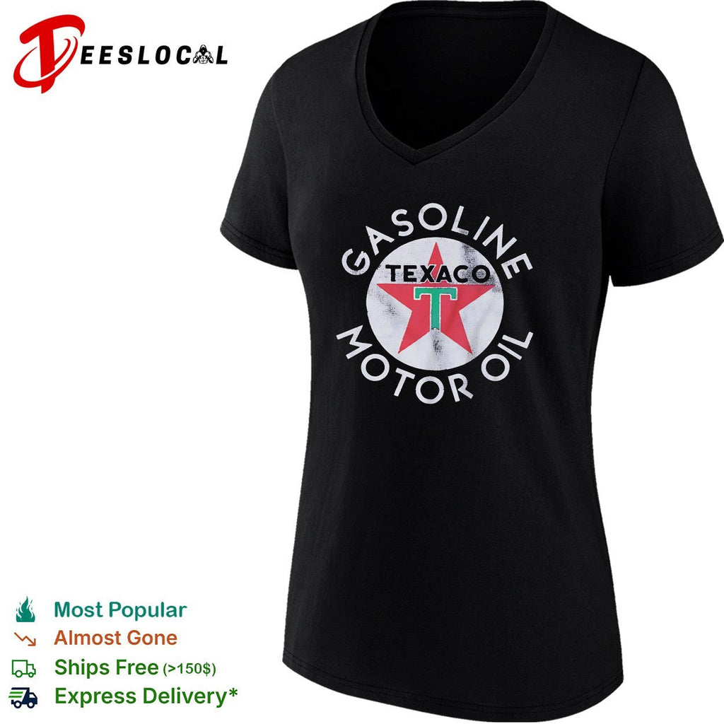 Texaco gasoline motor oil logo classic brand retro automotive branding shirt Unisex