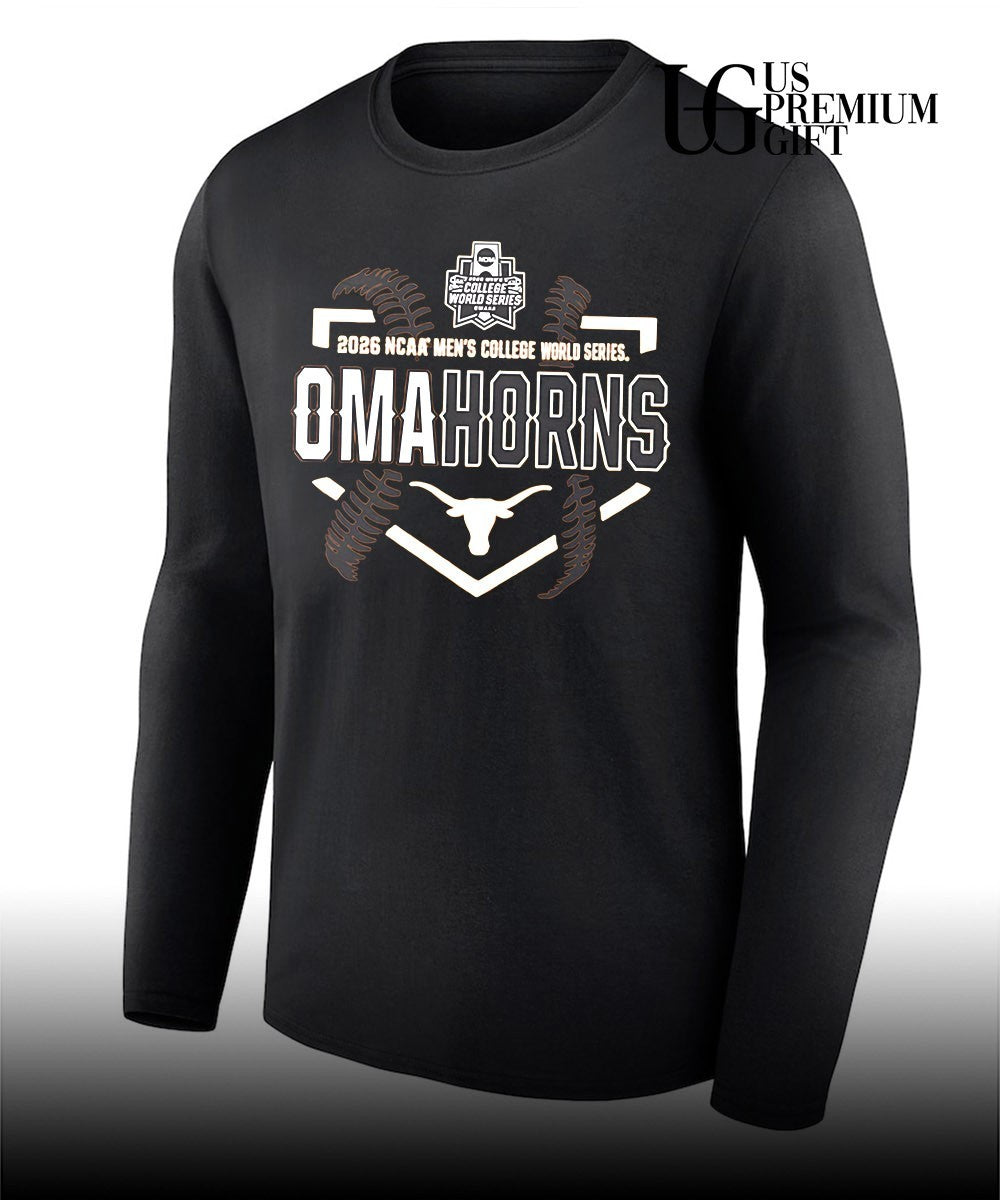 Texas Longhorns 2026 NCAA Men’s College World Series Bound OmaHorns Unisex