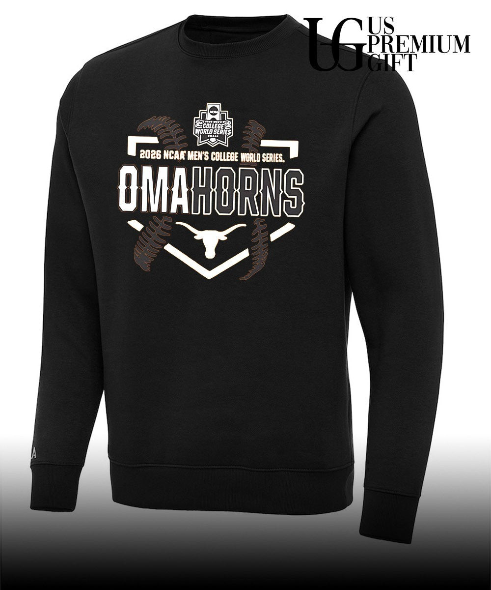 Texas Longhorns 2026 NCAA Men’s College World Series Bound OmaHorns Unisex
