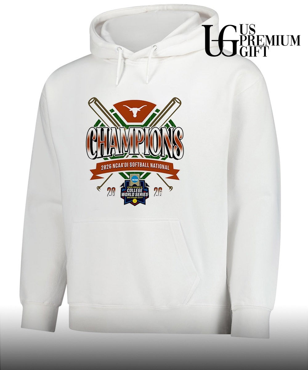 Texas Longhorns Champions 2026 NCAA DI Softball National College World Series shirt Unisex