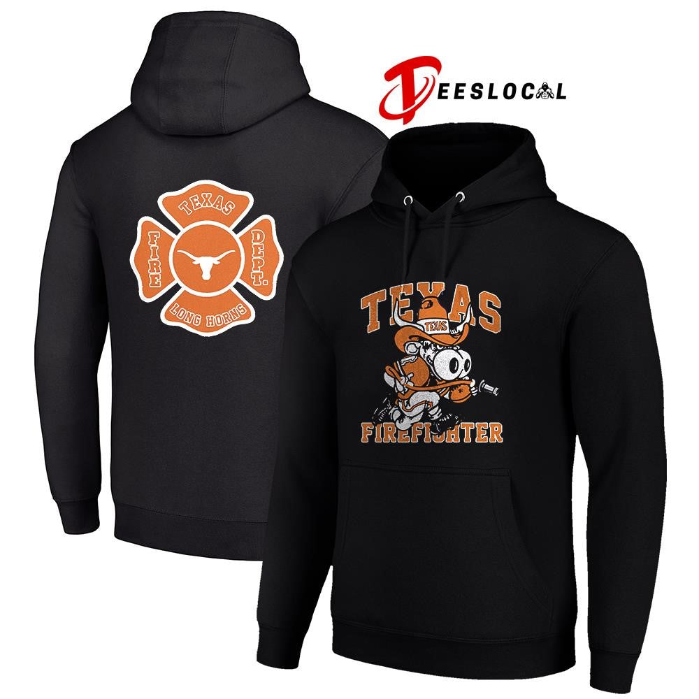 Texas Longhorns x Firefighter Appreciation day mascot shirt Unisex