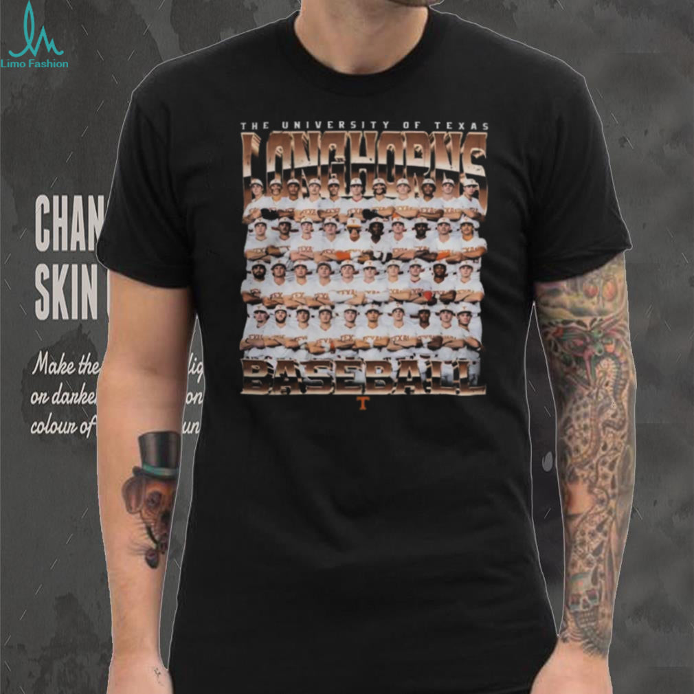 Texas NCAA Baseball Team Collage Shirt