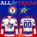 Texas Rangers x Dallas Stars Night 2026 Hockey Jersey Unisex