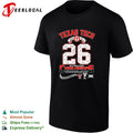Texas Tech Red Raiders 2026 Big 12 Regular Season Champions Softball shirt Unisex
