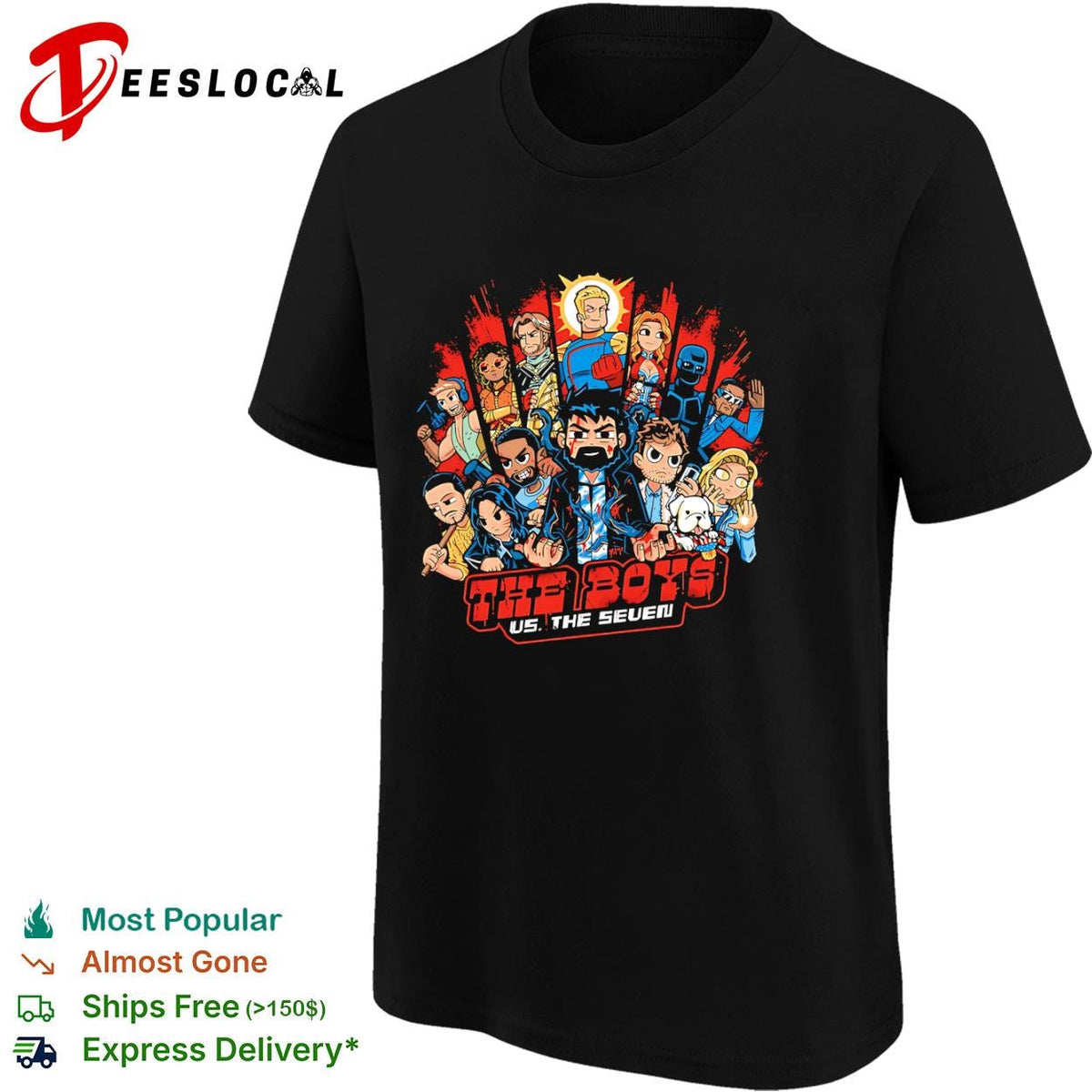 The Boys style of Scott Pilgrim vs The World shirt Unisex