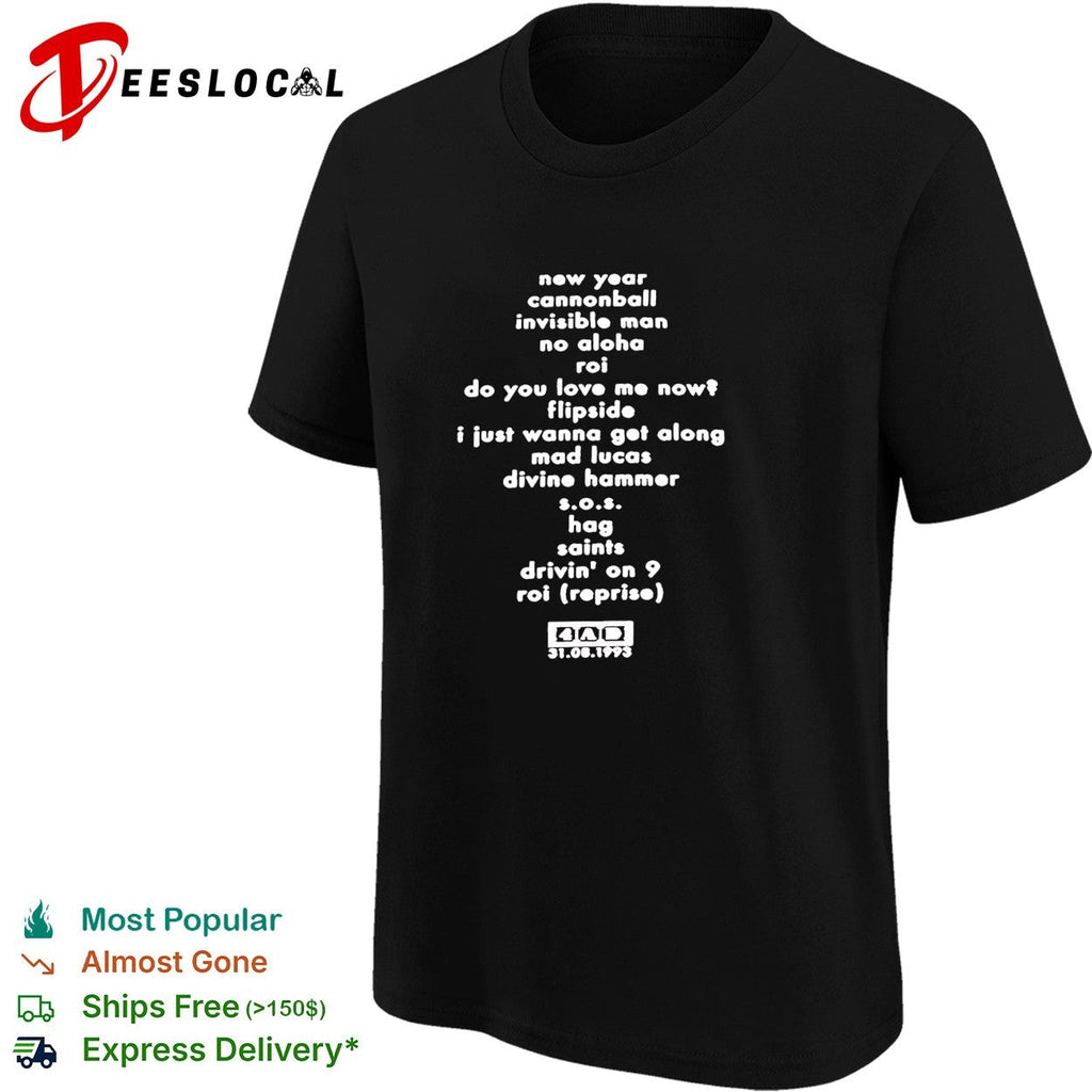 The Breeders Last Splash Tracklist New Year Cannonball Invisible Man Shirt Unisex