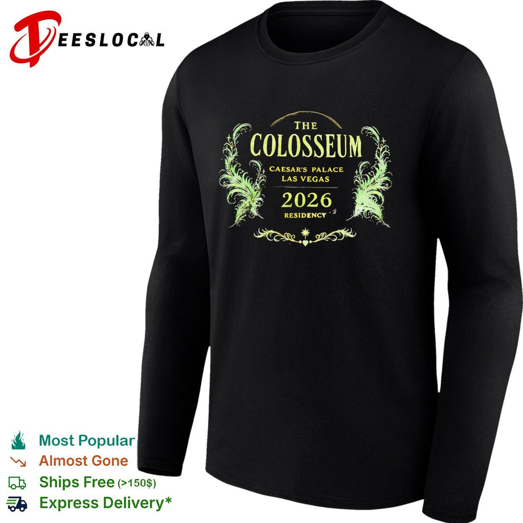 The Colosseum Caesars Palace Las Vegas 2026 Residency concert tour fan souvenir shirt Unisex