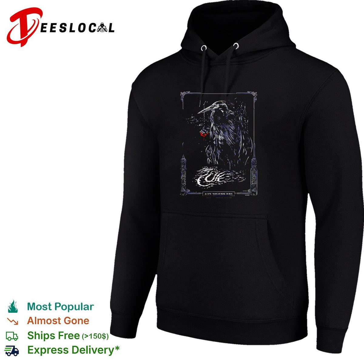 The Cure Dublin Ireland 2026 At Marlay Park On 26 June 2026 shirt Unisex