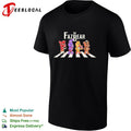 The Fazbear Foxy Bonnie Chica and Freddy crossing road shirt Unisex