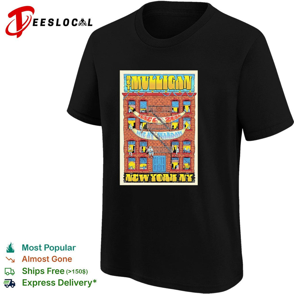 The Mulligan New York NY concert poster shirt Unisex