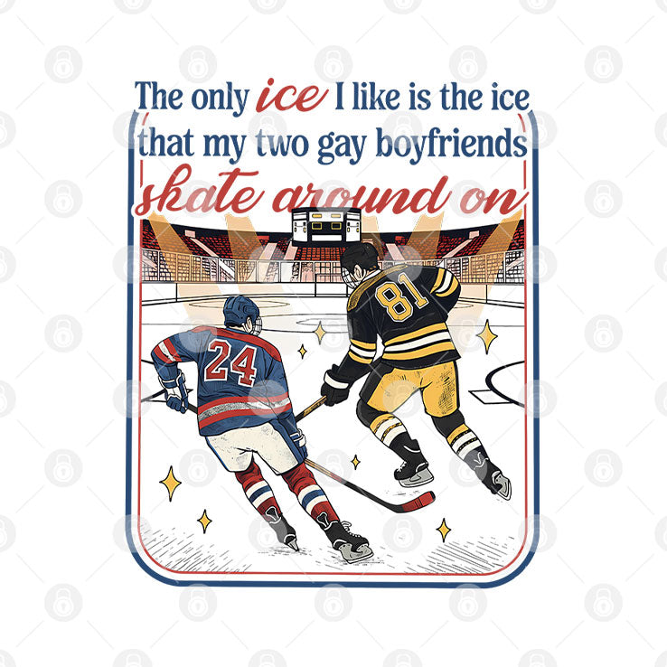 The Only Ice I Like Is The Ice My Two Gay Boyfriends Skate Around On Heated Rivalry Shirt Unisex