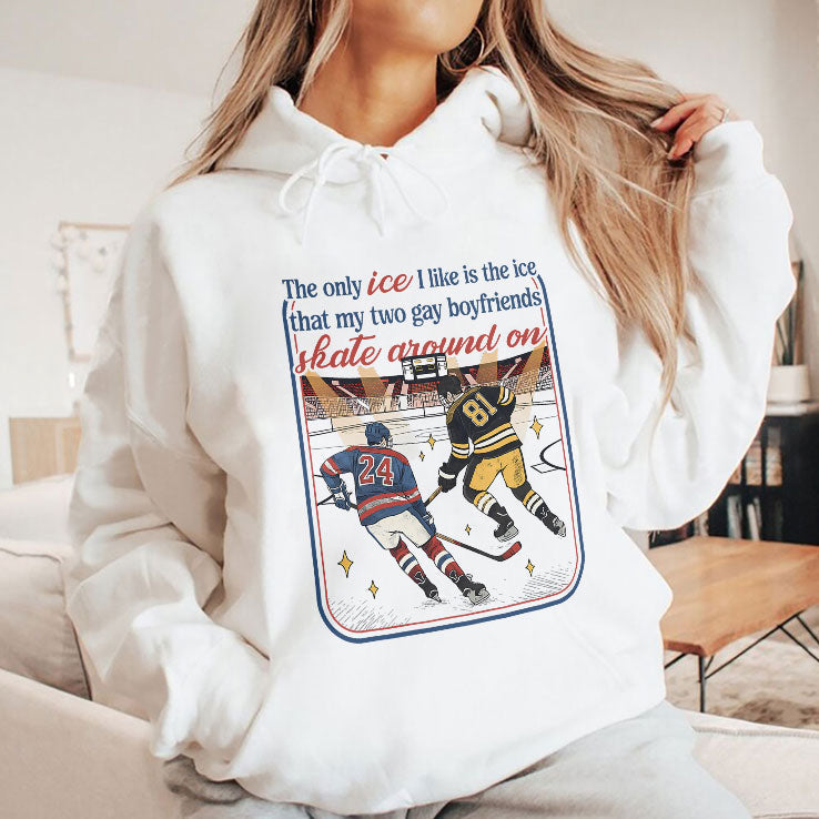 The Only Ice I Like Is The Ice My Two Gay Boyfriends Skate Around On Heated Rivalry Shirt Unisex