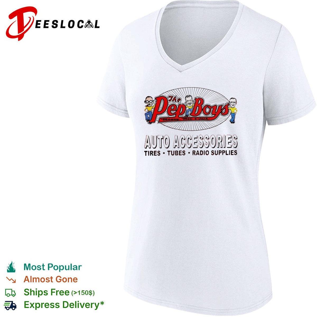 The Pep Boys Manny Moe and Jack Auto Accessories Tires Tubes Radio Supplies shirt Unisex