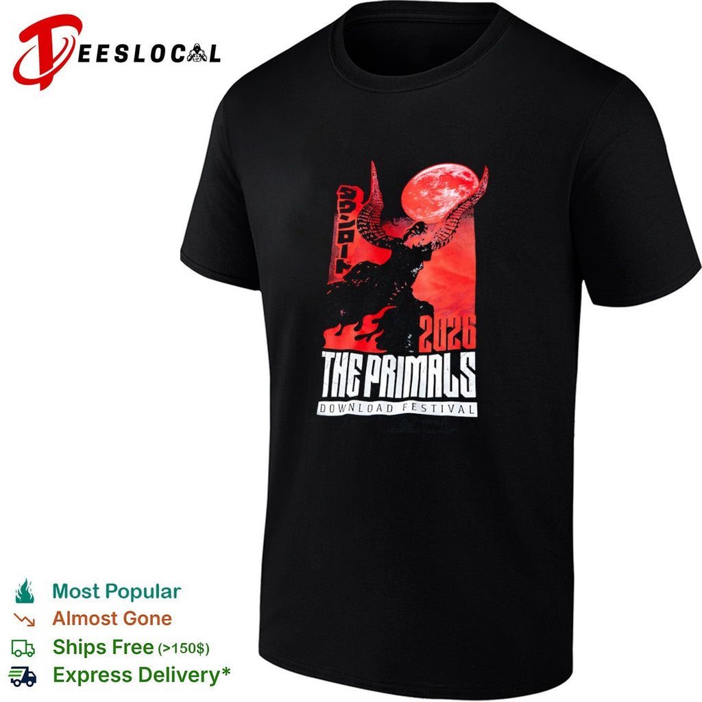 The Primals Download Festival 2026 horned creature shirt Unisex