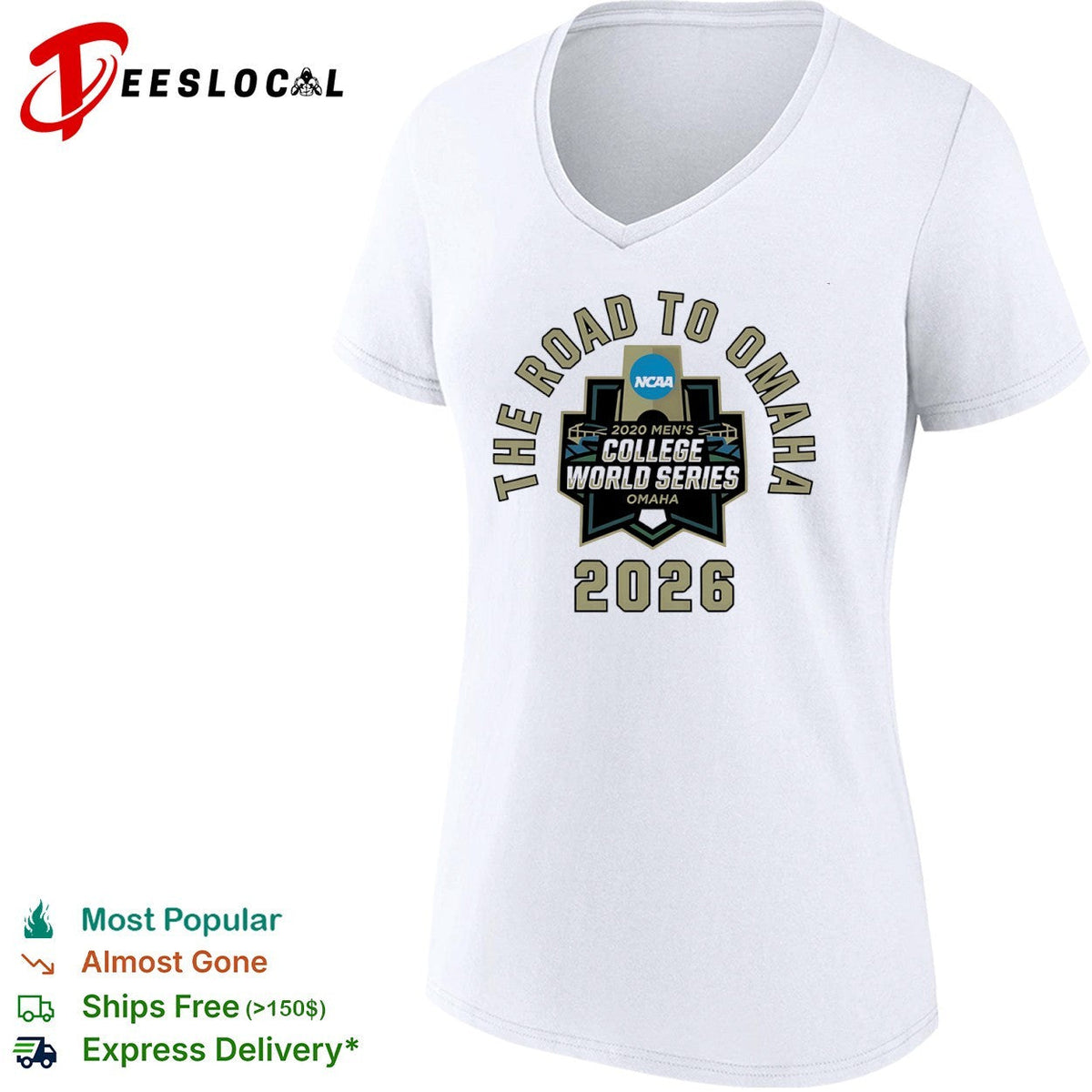 The Road to Omaha 2020 NCAA College World Series Omaha 2026 shirt Unisex